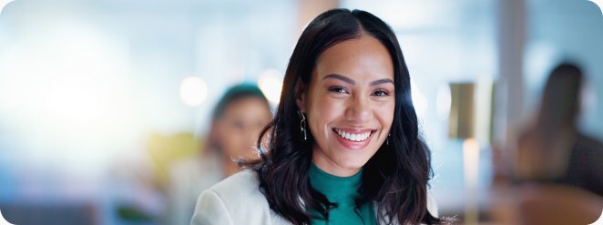 A Profit First Professional smiling in conversation